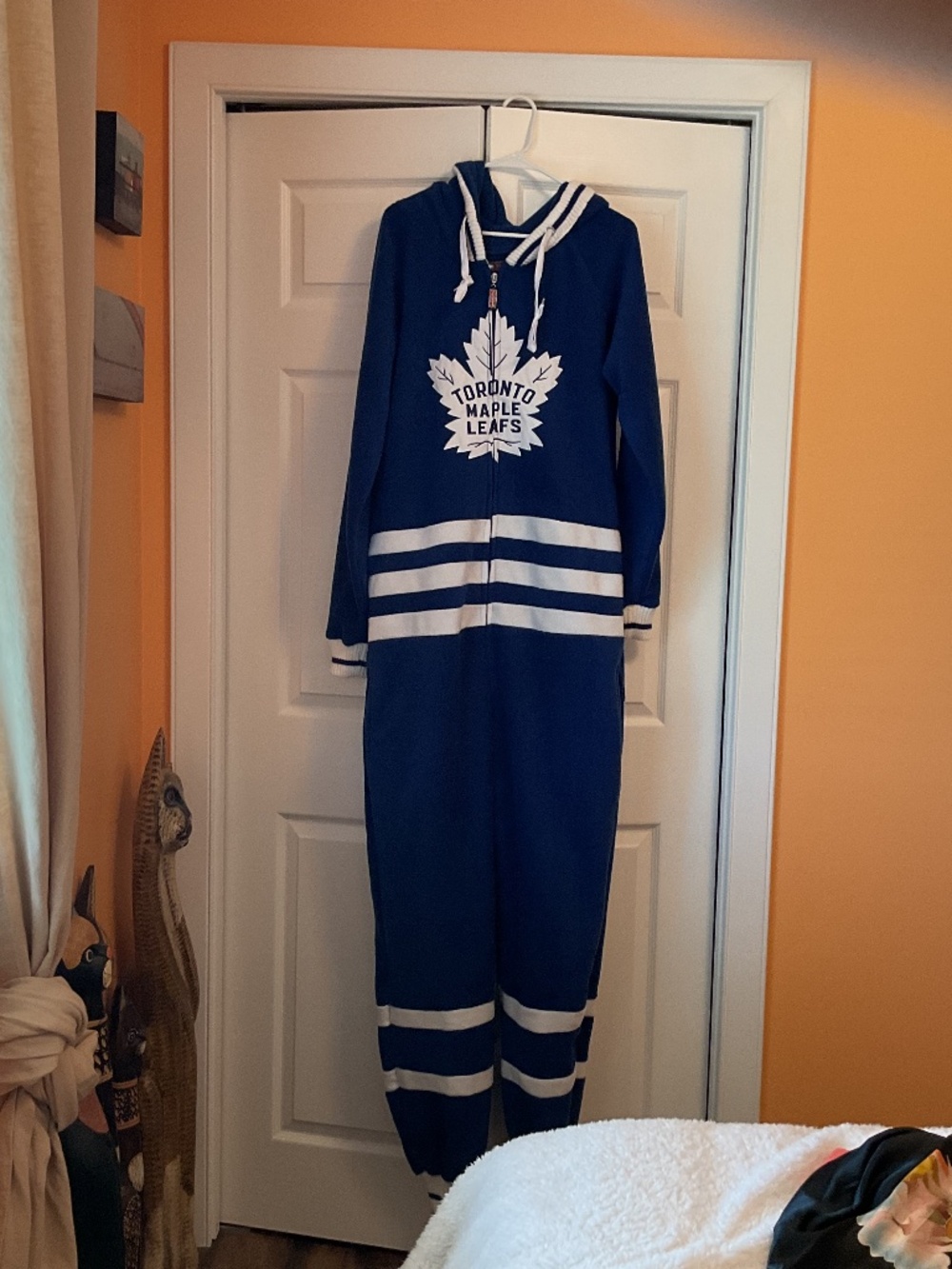 Hockey Sockey Toronto Maple Leaf onsie